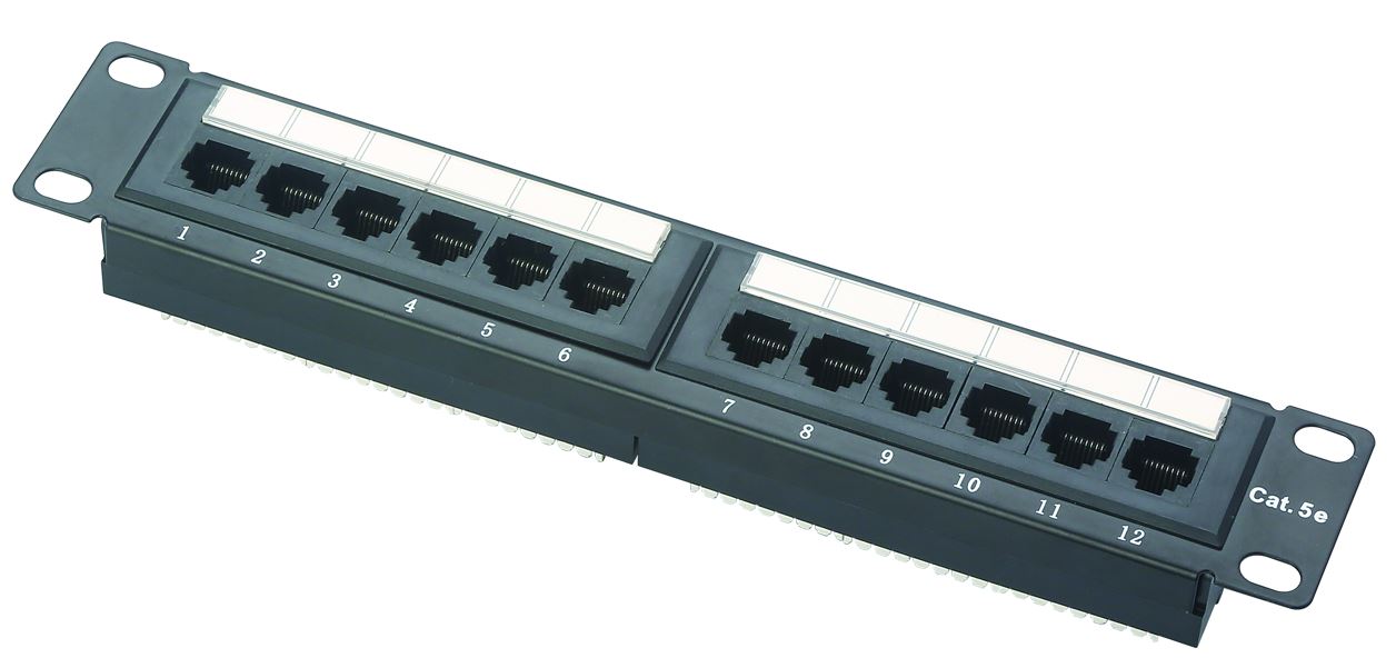 Wall Mount Type CAT5e CAT6 Ethernet Patch Panel