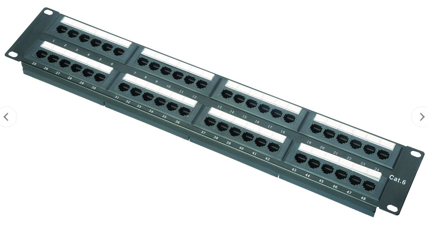 19 Inch Rackmount Cat5e 110 Style Patch Panel