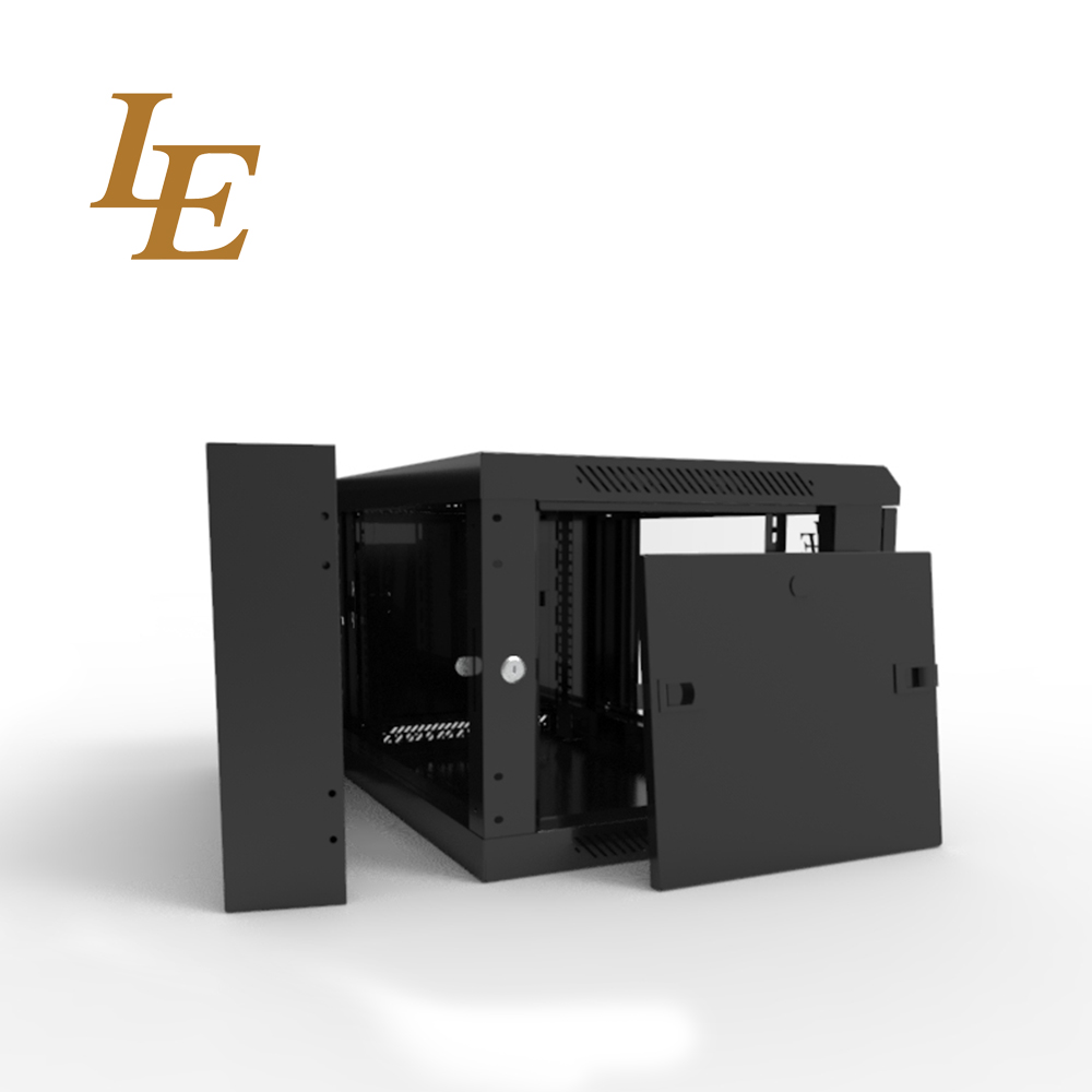 Double Section 19 Inch 4-27u Spcc Wall Mountable Server Rack - Latitude ...