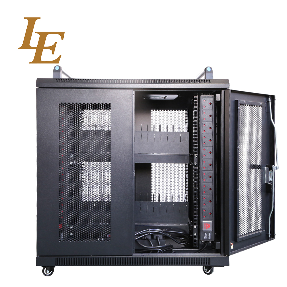 Server Rack Cabinet PDU Rack IP20 SPCC Material Rolling Wheels With ...