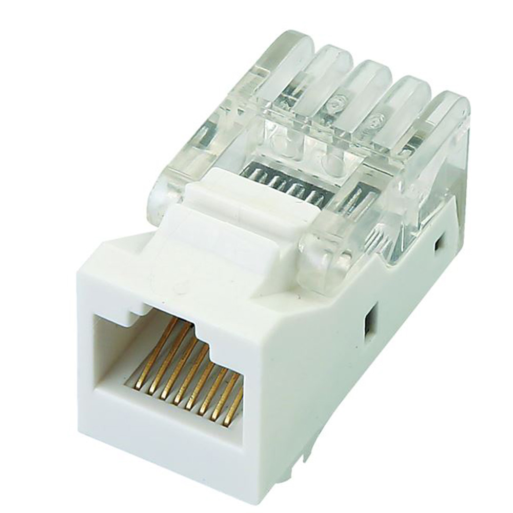 K003-C5E Cat5E UTP 90°110 IDC Keystone Jack