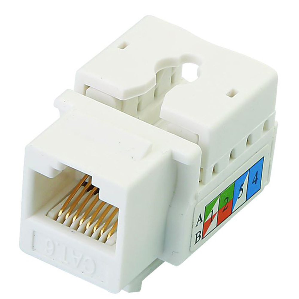 K008-C6 CAT6 UTP 90°110 IDC Keystone Jack