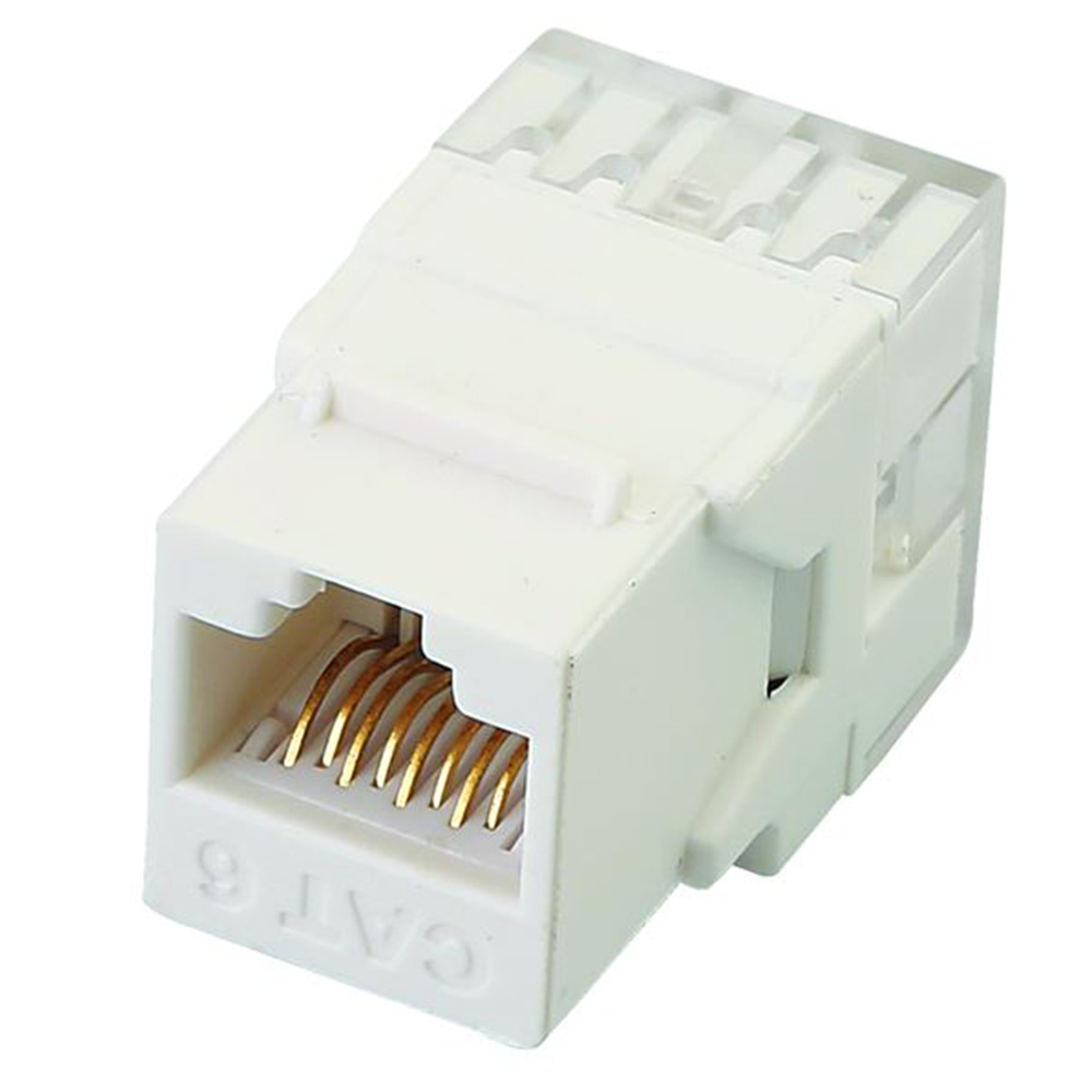 K045-C6 CAT6 UTP 180°Dual IDC Keystone Jack