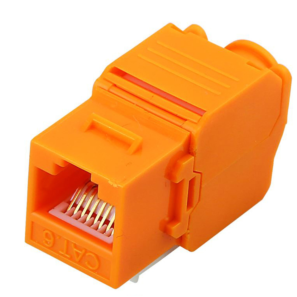 K055-C6 CAT6 UTP 180° Toolless Keystone Jack