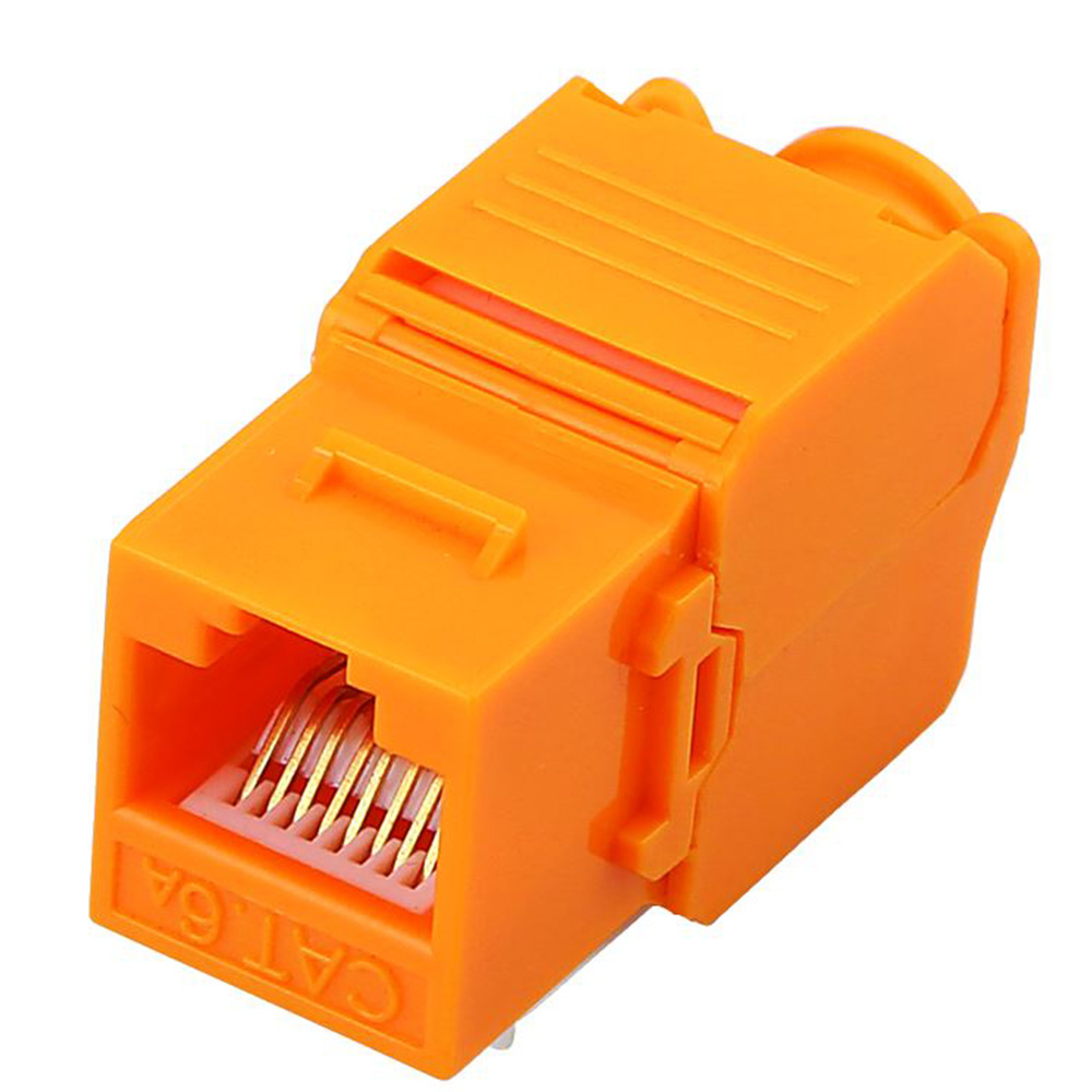 K055-C6A CAT6A UTP 180° Toolless Keystone Jack