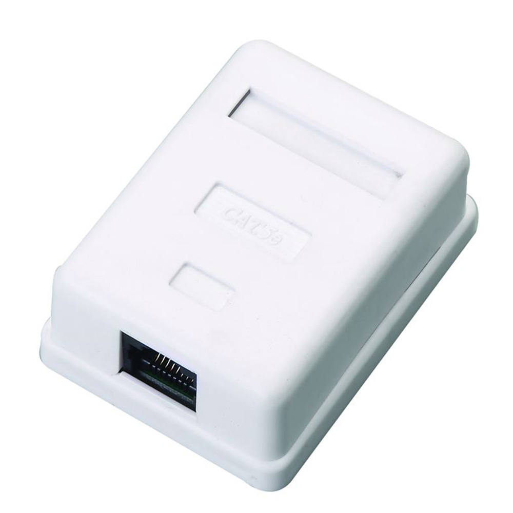 Networx Keystone Jack Surface Mount Boxes (1 Port, Cat5e)