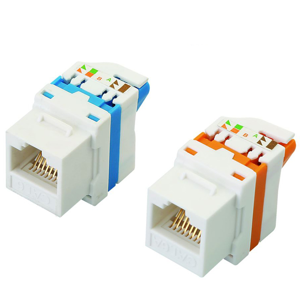 K056-C5E CAT5E UTP 180° Toolless Keystone Jack