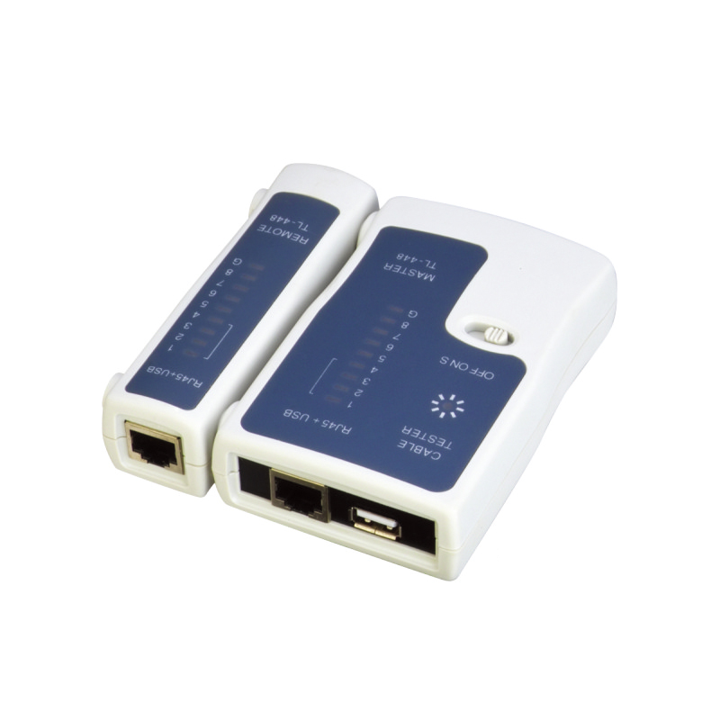 USB/RJ45 Cat5 Cat6 LAN Network Telephone Cable Tester Tool