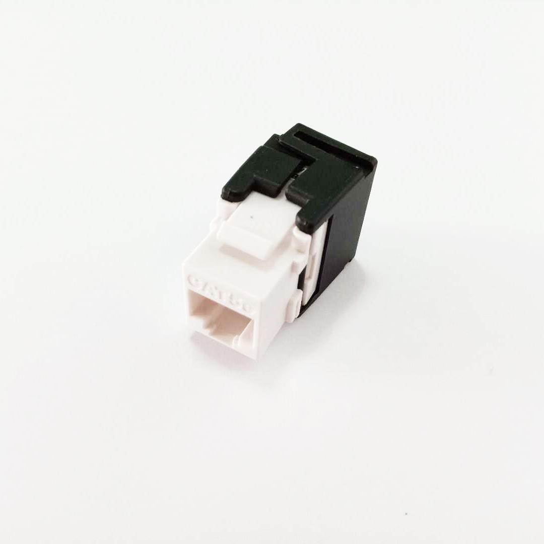 K050-C6 CAT6 UTP 180° Toolless Keystone Jack