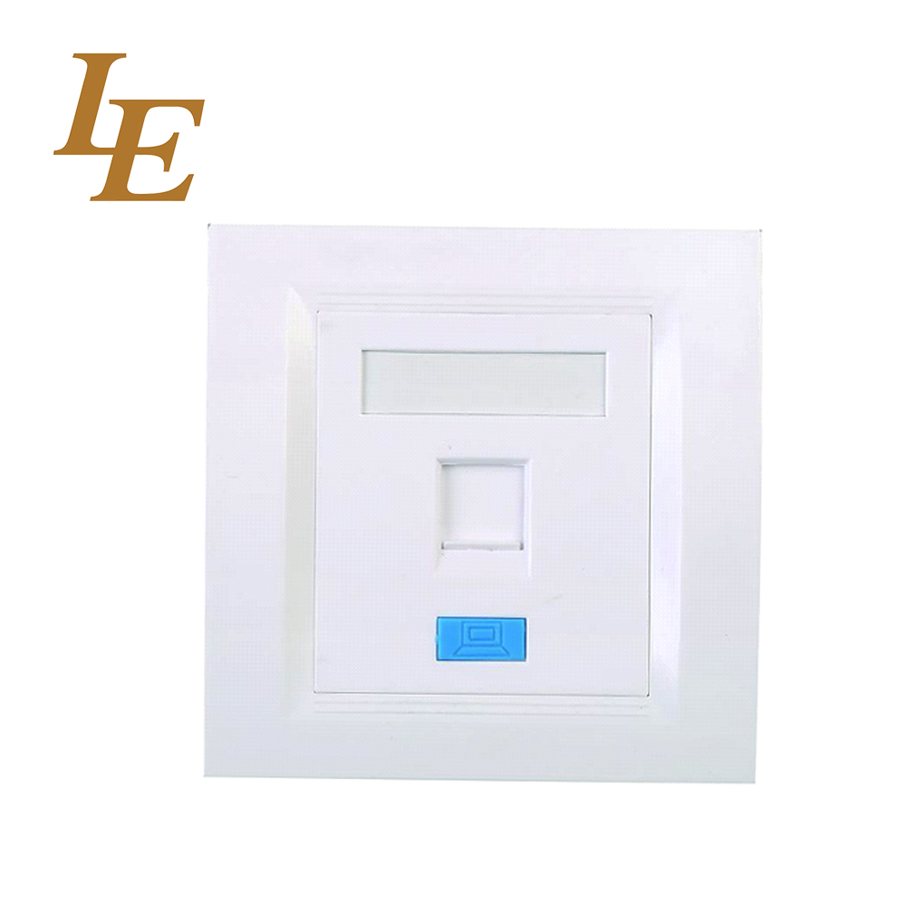 CAT5E/6 Rj45 Face Plate Wall Sockets For Telecommunication