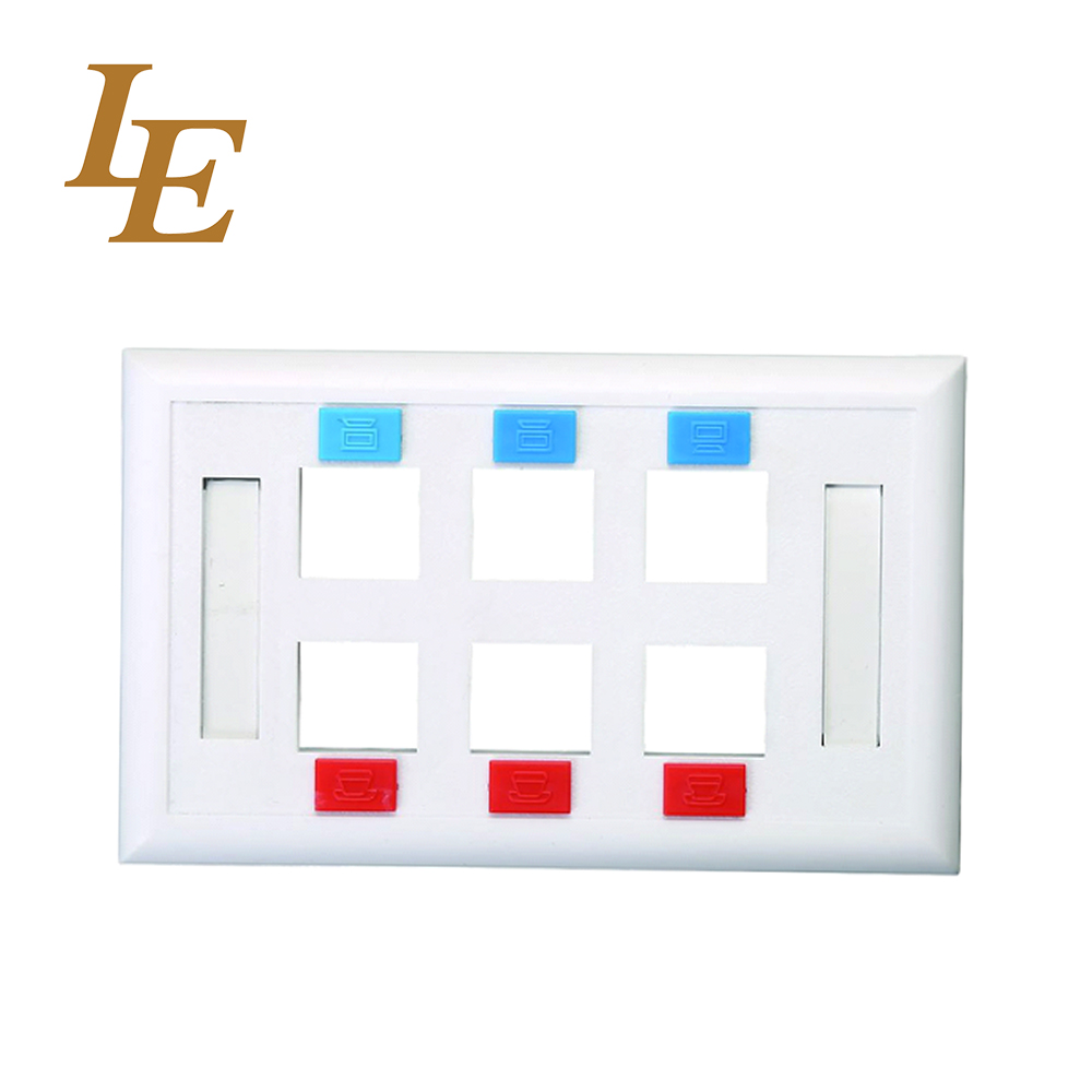 120 Type Fiber Rj45 Strike 86X86mm Switch Face Plate