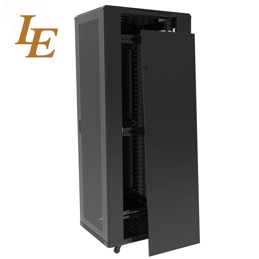 19 Inch Standard Network Cabinet 42u Floor Standing Server Rack For Data Center